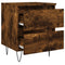 vidaXL Bedside Cabinets 2 pcs Smoked Oak 40x35x50 cm Engineered Wood