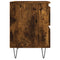 vidaXL Bedside Cabinets 2 pcs Smoked Oak 40x35x50 cm Engineered Wood