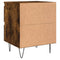 vidaXL Bedside Cabinets 2 pcs Smoked Oak 40x35x50 cm Engineered Wood