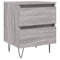 vidaXL Bedside Cabinet Grey Sonoma 40x35x50 cm Engineered Wood