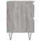 vidaXL Bedside Cabinet Grey Sonoma 40x35x50 cm Engineered Wood