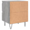 vidaXL Bedside Cabinet Grey Sonoma 40x35x50 cm Engineered Wood