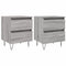 vidaXL Bedside Cabinets 2 pcs Grey Sonoma 40x35x50 cm Engineered Wood