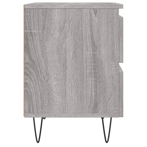 vidaXL Bedside Cabinets 2 pcs Grey Sonoma 40x35x50 cm Engineered Wood