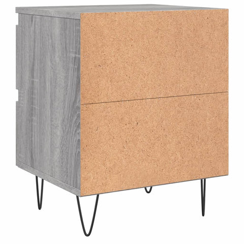 vidaXL Bedside Cabinets 2 pcs Grey Sonoma 40x35x50 cm Engineered Wood