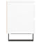 vidaXL Bedside Cabinet White 40x35x50 cm Engineered Wood