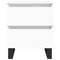 vidaXL Bedside Cabinets 2 pcs White 40x35x50 cm Engineered Wood