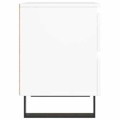 vidaXL Bedside Cabinets 2 pcs White 40x35x50 cm Engineered Wood