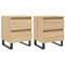 vidaXL Bedside Cabinets 2 pcs Sonoma Oak 40x35x50 cm Engineered Wood