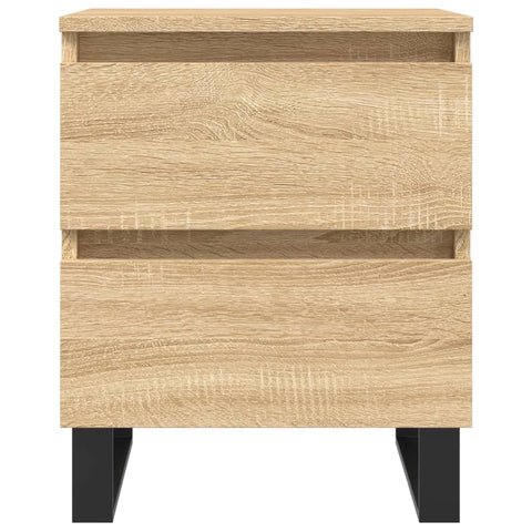 vidaXL Bedside Cabinets 2 pcs Sonoma Oak 40x35x50 cm Engineered Wood