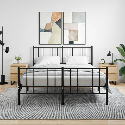 vidaXL Bedside Cabinets 2 pcs Sonoma Oak 40x35x50 cm Engineered Wood