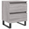 vidaXL Bedside Cabinet Grey Sonoma 40x35x50 cm Engineered Wood