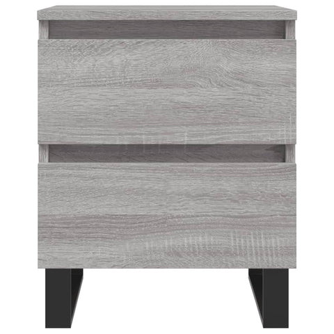 vidaXL Bedside Cabinet Grey Sonoma 40x35x50 cm Engineered Wood