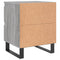 vidaXL Bedside Cabinet Grey Sonoma 40x35x50 cm Engineered Wood