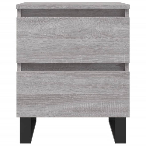 vidaXL Bedside Cabinets 2 pcs Grey Sonoma 40x35x50 cm Engineered Wood