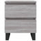 vidaXL Bedside Cabinets 2 pcs Grey Sonoma 40x35x50 cm Engineered Wood