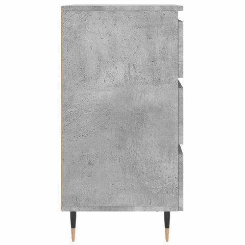 vidaXL Bedside Cabinets 2 pcs Concrete Grey 40x35x69 cm Engineered Wood