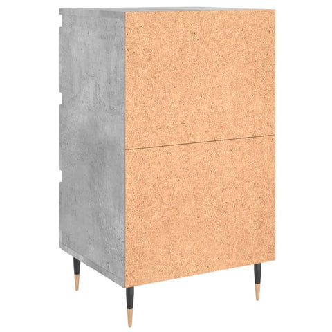 vidaXL Bedside Cabinets 2 pcs Concrete Grey 40x35x69 cm Engineered Wood