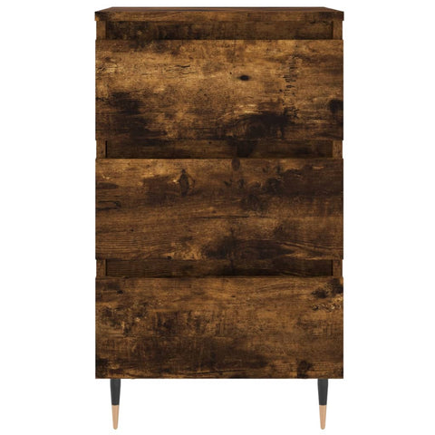 vidaXL Bedside Cabinets 2 pcs Smoked Oak 40x35x69 cm Engineered Wood