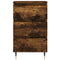 vidaXL Bedside Cabinets 2 pcs Smoked Oak 40x35x69 cm Engineered Wood