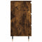 vidaXL Bedside Cabinets 2 pcs Smoked Oak 40x35x69 cm Engineered Wood