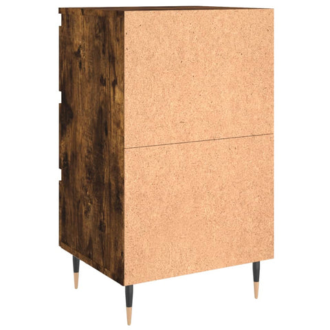vidaXL Bedside Cabinets 2 pcs Smoked Oak 40x35x69 cm Engineered Wood
