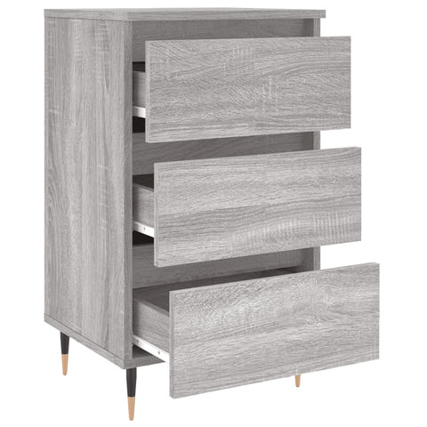 vidaXL Bedside Cabinets 2 pcs Grey Sonoma 40x35x69 cm Engineered Wood