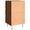 vidaXL Bedside Cabinets 2 pcs Brown Oak 40x35x69 cm Engineered Wood
