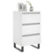 vidaXL Bedside Cabinets 2 pcs White 40x35x69 cm Engineered Wood