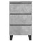 vidaXL Bedside Cabinets 2 pcs Concrete Grey 40x35x69 cm Engineered Wood