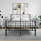 vidaXL Bedside Cabinets 2 pcs Concrete Grey 40x35x69 cm Engineered Wood