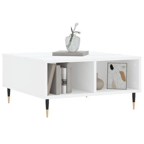 vidaXL Coffee Table White 60x60x30 cm Engineered Wood