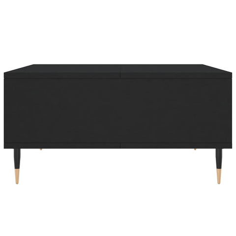 vidaXL Coffee Table Black 60x60x30 cm Engineered Wood