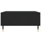 vidaXL Coffee Table Black 60x60x30 cm Engineered Wood