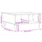 vidaXL Coffee Table White 60x60x30 cm Engineered Wood