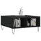 vidaXL Coffee Table Black 60x60x30 cm Engineered Wood