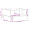 vidaXL Coffee Table Black 60x60x30 cm Engineered Wood