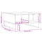 vidaXL Coffee Table White 60x60x30 cm Engineered Wood