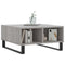vidaXL Coffee Table Grey Sonoma 60x60x30 cm Engineered Wood