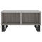 vidaXL Coffee Table Grey Sonoma 60x60x30 cm Engineered Wood