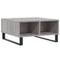 vidaXL Coffee Table Grey Sonoma 60x60x30 cm Engineered Wood