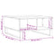 vidaXL Coffee Table Grey Sonoma 60x60x30 cm Engineered Wood