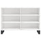 vidaXL Sideboard High Gloss White 103.5x35x70 cm Engineered Wood