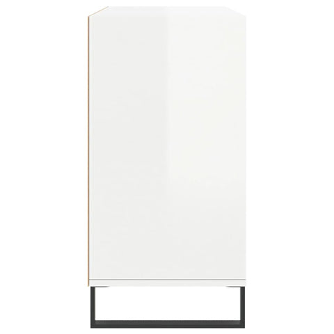 vidaXL Sideboard High Gloss White 103.5x35x70 cm Engineered Wood