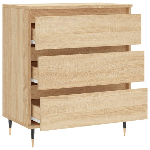 vidaXL Sideboard Sonoma Oak 60x35x70 cm Engineered Wood