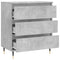 vidaXL Sideboard Concrete Grey 60x35x70 cm Engineered Wood