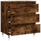 vidaXL Sideboard Smoked Oak 60x35x70 cm Engineered Wood