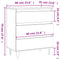 vidaXL Sideboard Concrete Grey 60x35x70 cm Engineered Wood