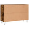 vidaXL Sideboard Smoked Oak 104x35x70 cm Engineered Wood