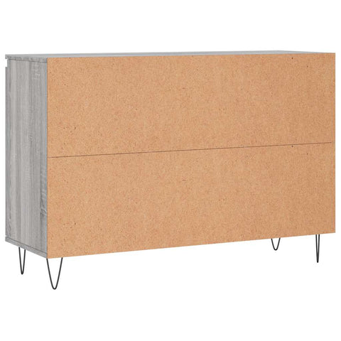 vidaXL Sideboard Grey Sonoma 101.5x35x70 cm Engineered Wood